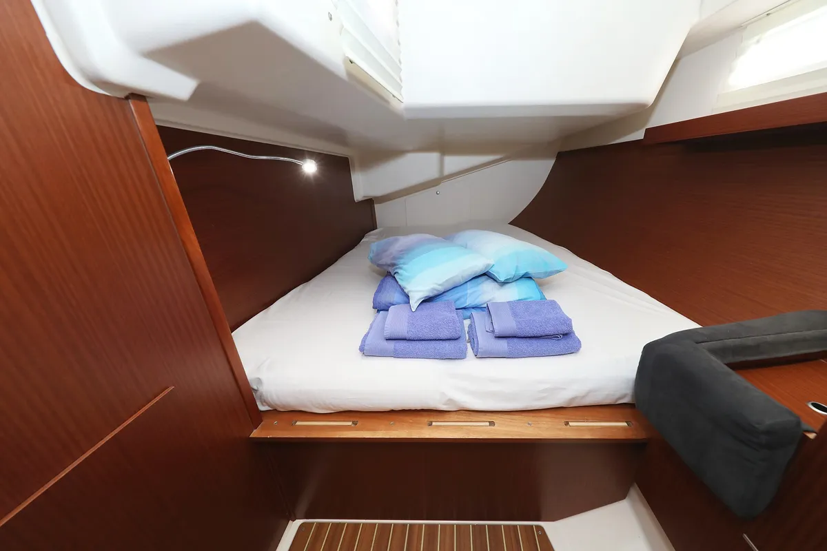 Cabin on Take A Break, a Hanse 415 sailboat at Grad Kaštela, Croatia
