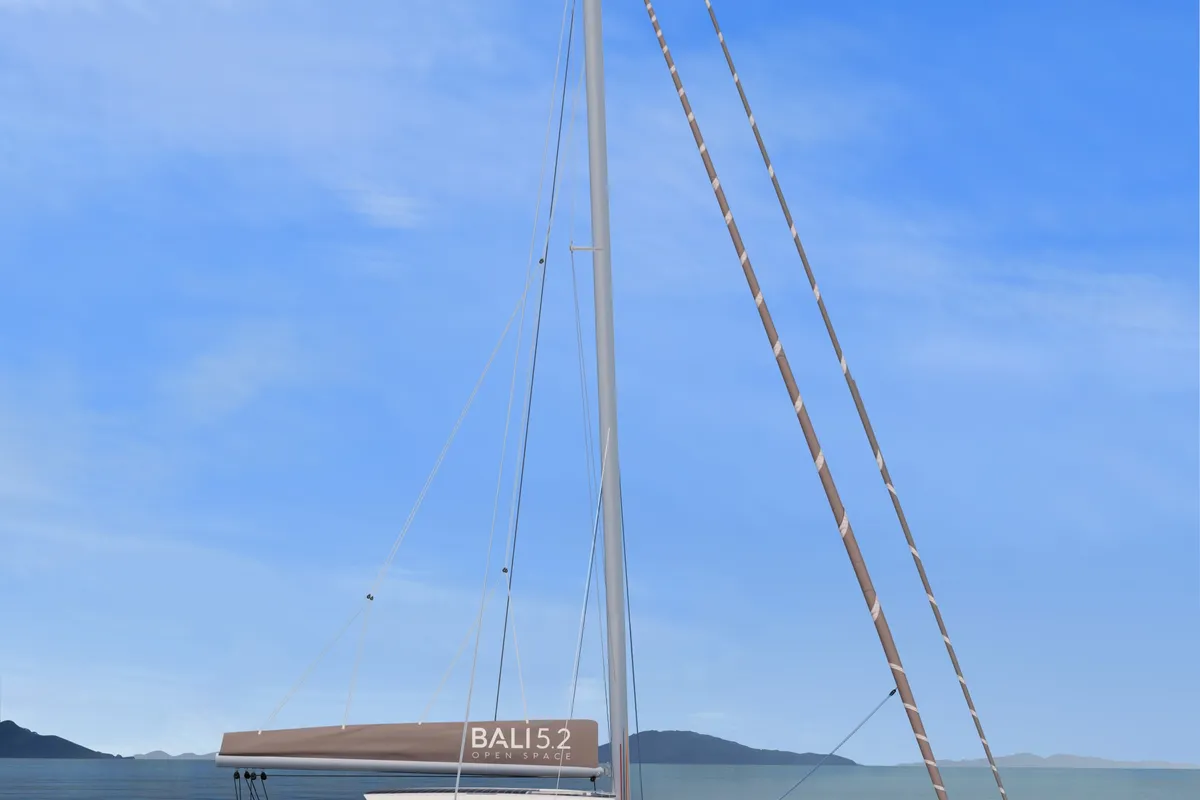 XIFIAS, a Bali 5.2 catamaran at Athens, Greece