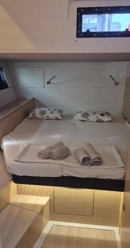 Cabin on Kille, a Hanse 510 sailboat at Fethiye, Turkey