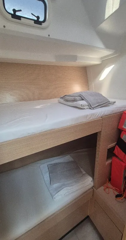 Cabin on Kille, a Hanse 510 sailboat at Fethiye, Turkey