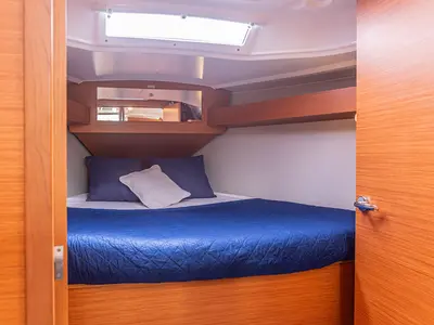 Cabin on Smile Planet, a Dufour 360 Grand Large sailboat at Tonnarella, Italy