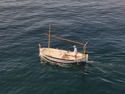 Exterior view of Maria, a Gulet Motorboat motorboat at Palamós, Spain