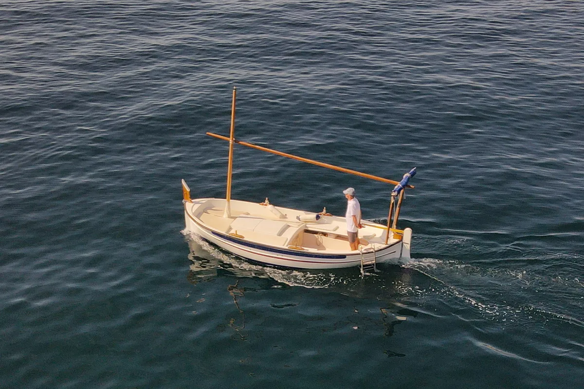 Exterior view of Maria, a Gulet Motorboat motorboat at Palamós, Spain
