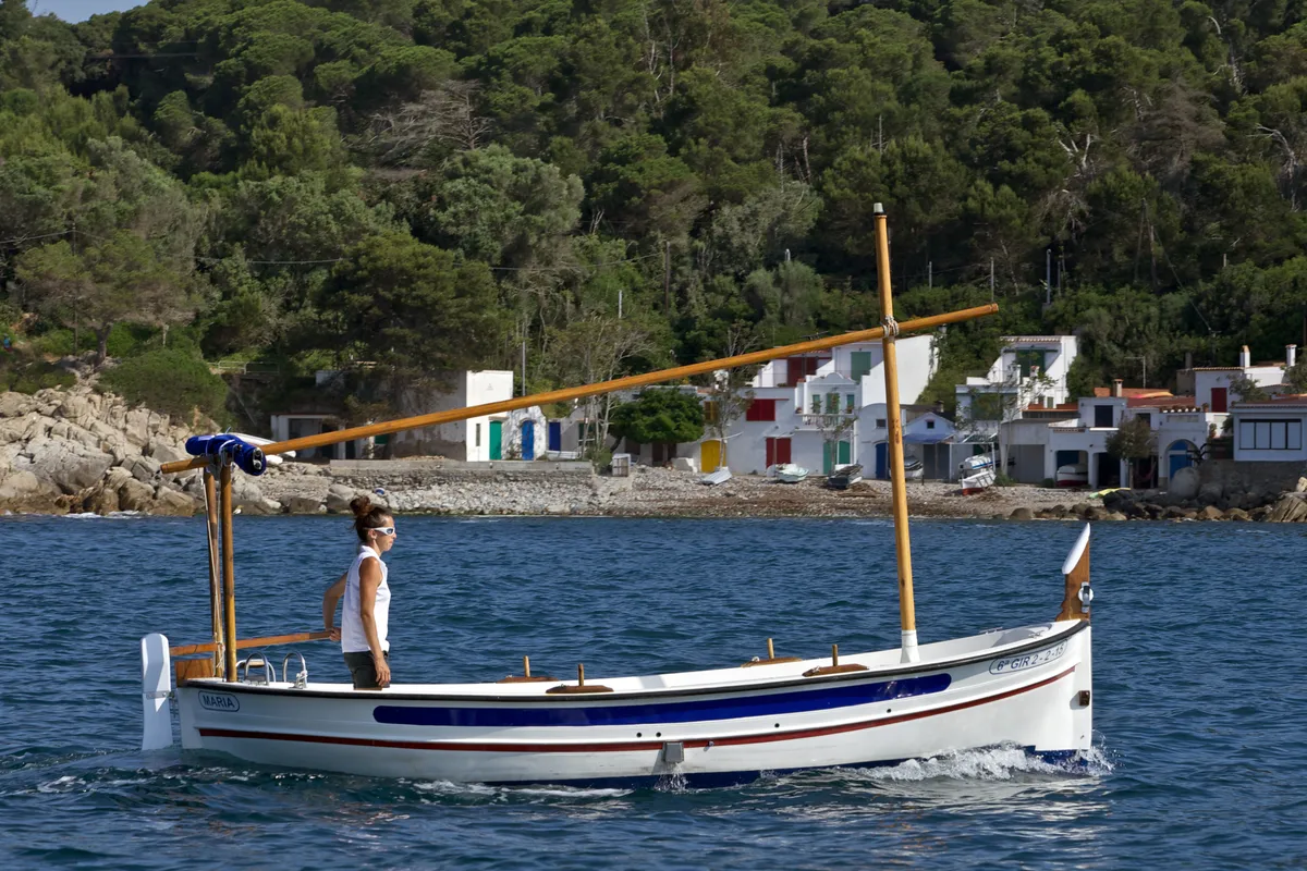Exterior view of Maria, a Gulet Motorboat motorboat at Palamós, Spain