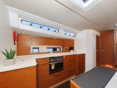 Salon of Balance, a Hanse 510 sailboat at Općina Sukošan, Croatia