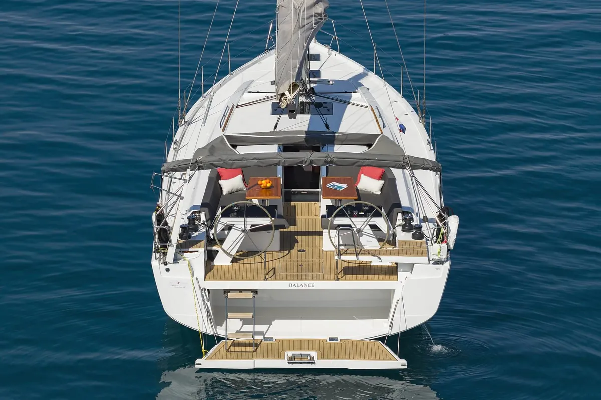 Balance, a Hanse 510 sailboat at Općina Sukošan, Croatia