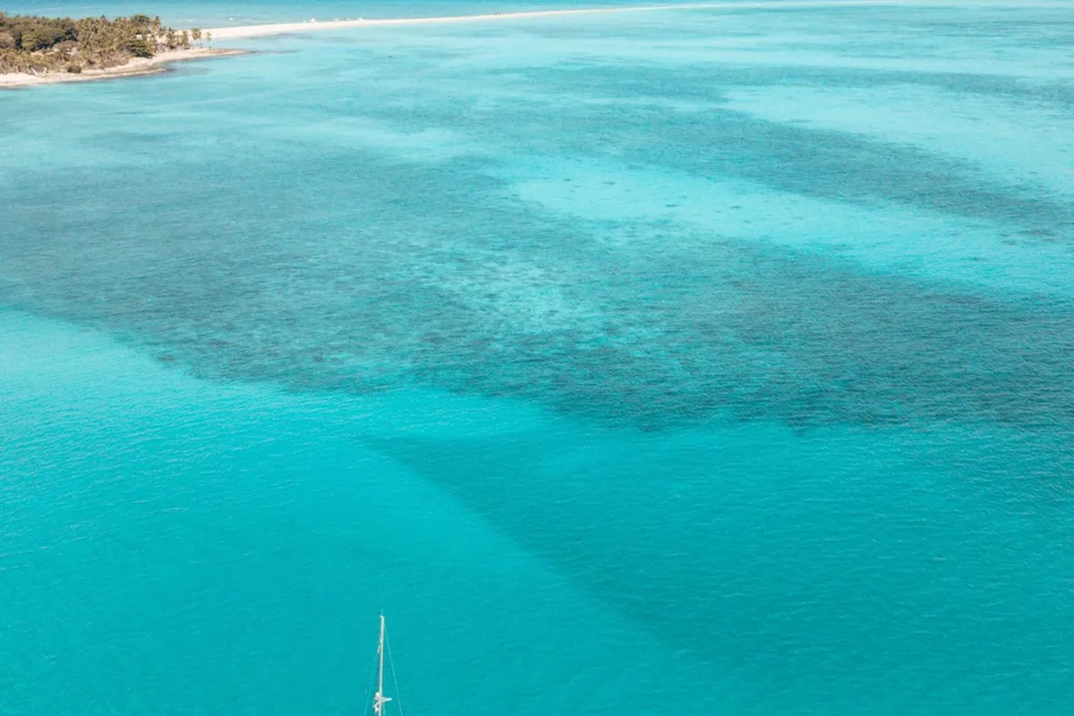 Exterior view of Classic, a Lagoon 380 catamaran at Ambatoloaka, Madagascar