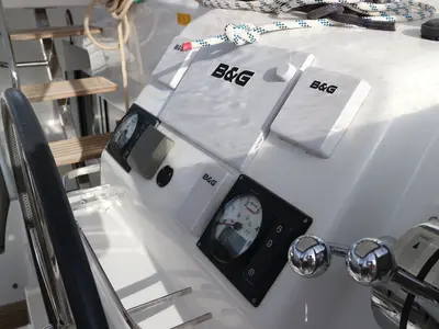 Salon of Lagoon 450 S, a catamaran at Palma de Mallorca, Spain