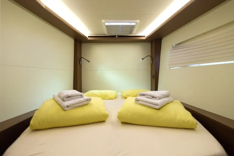 Cabin on Zuzo 1ST, a Lagoon 50 catamaran at Grad Šibenik, Croatia