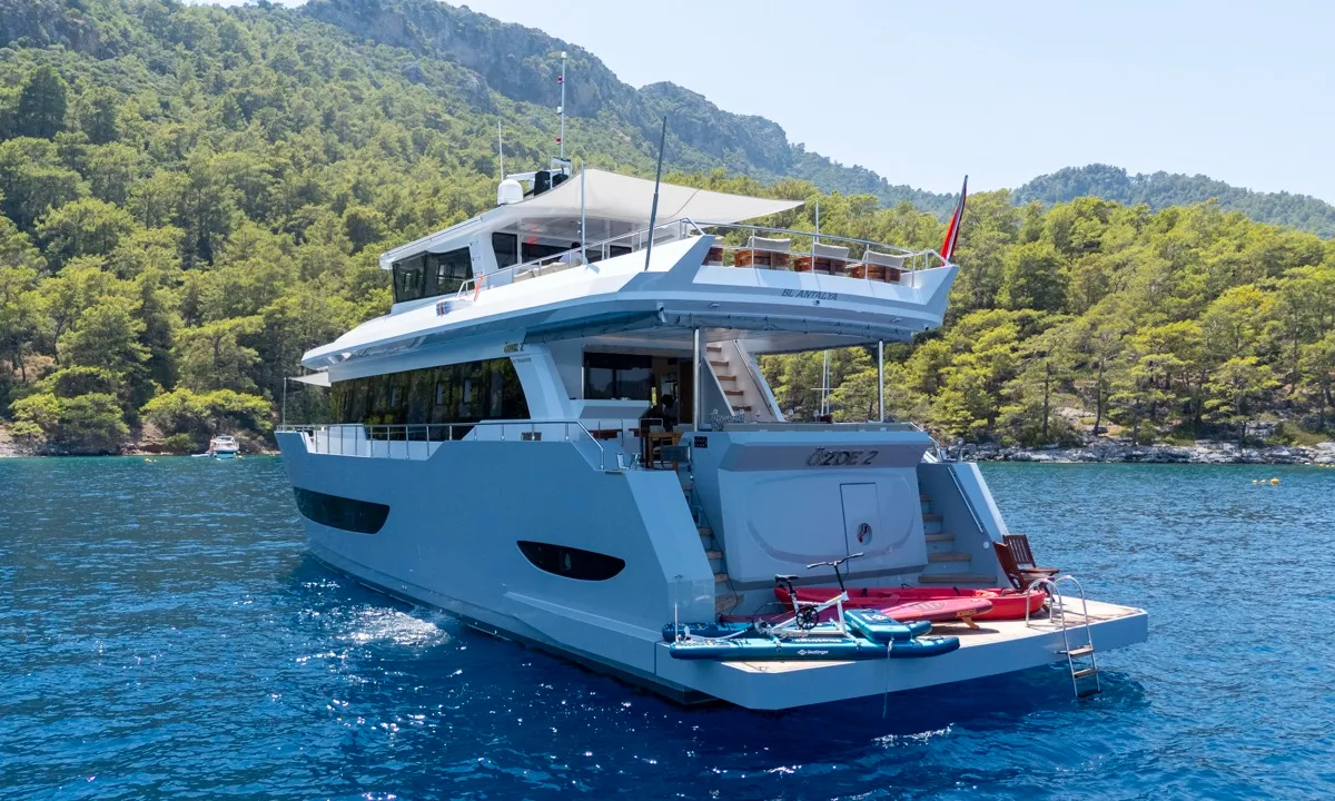 Özde 2, a Custom Made PLT 85 Trawler motor yacht at Fethiye, Turkey