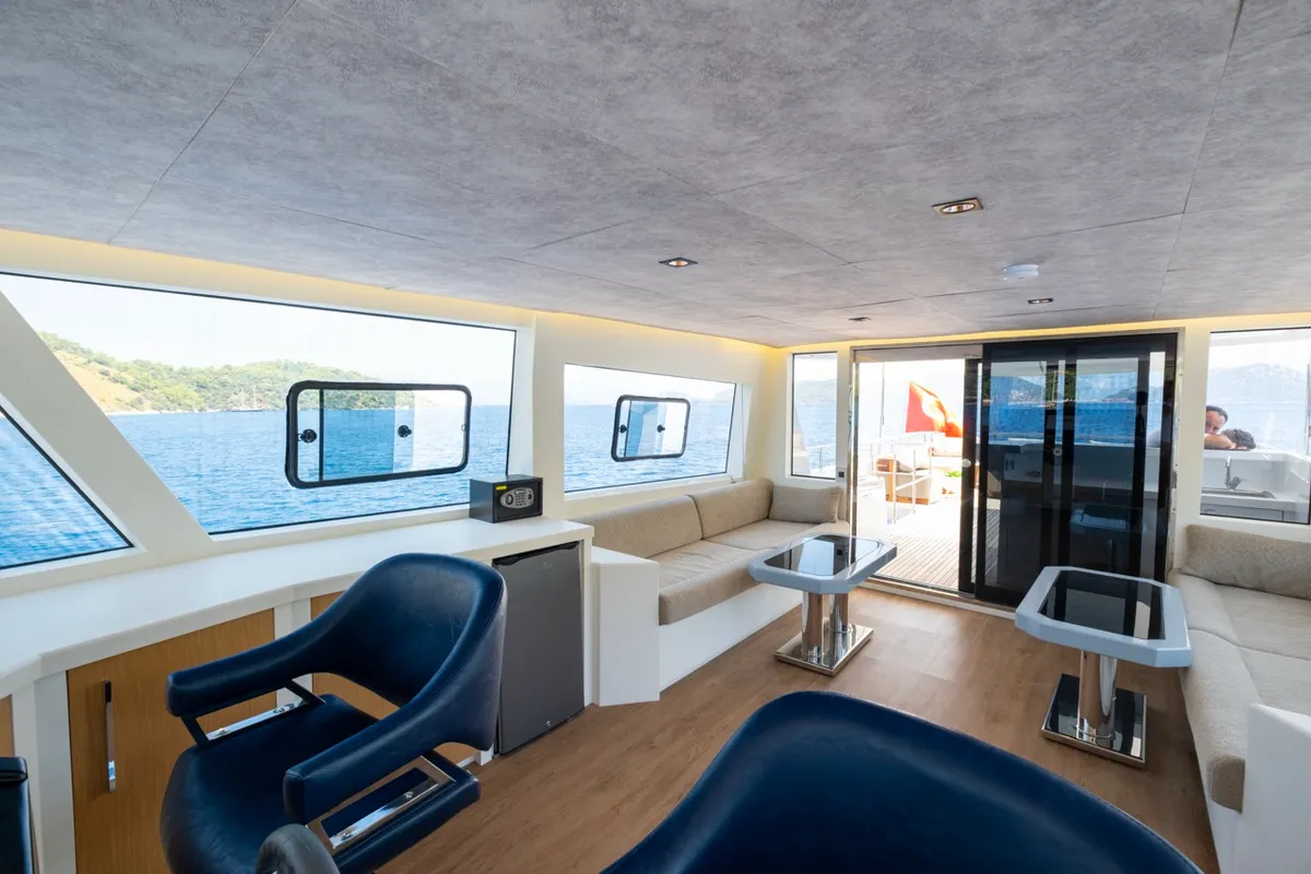 Özde 2, a Custom Made PLT 85 Trawler motor yacht at Fethiye, Turkey