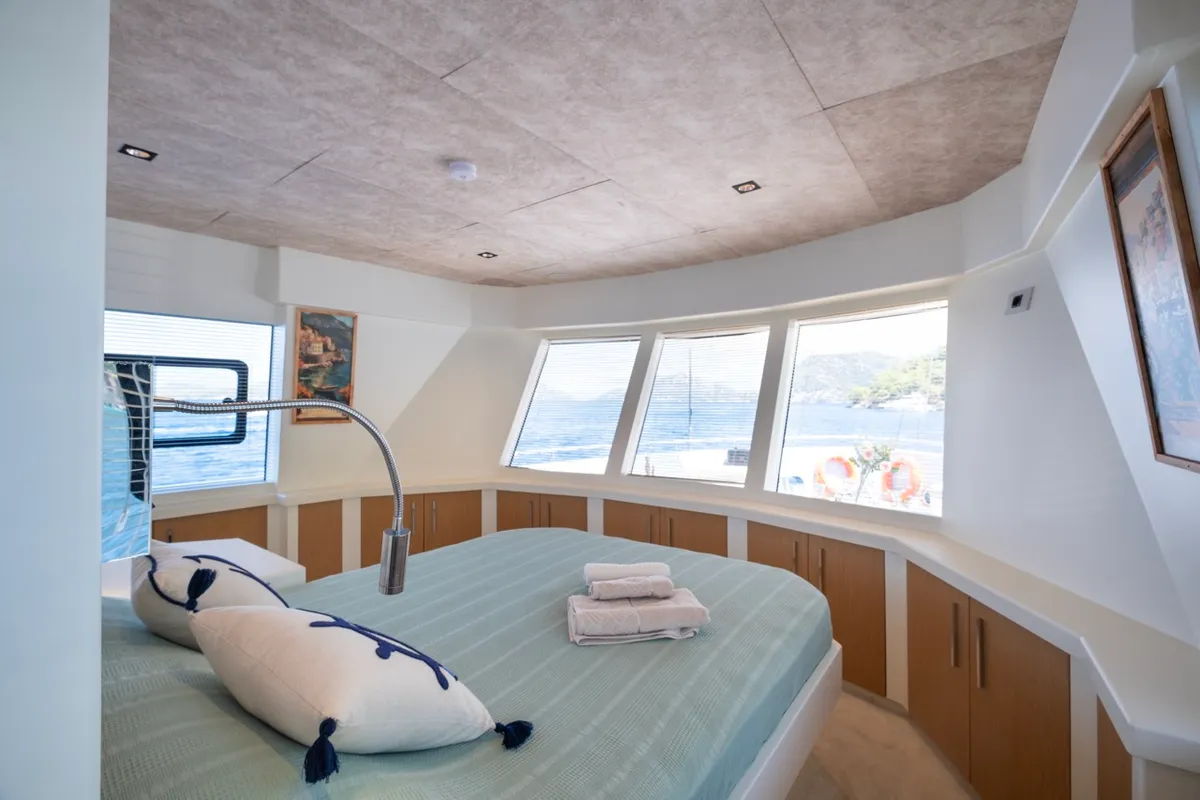 Özde 2, a Custom Made PLT 85 Trawler motor yacht at Fethiye, Turkey