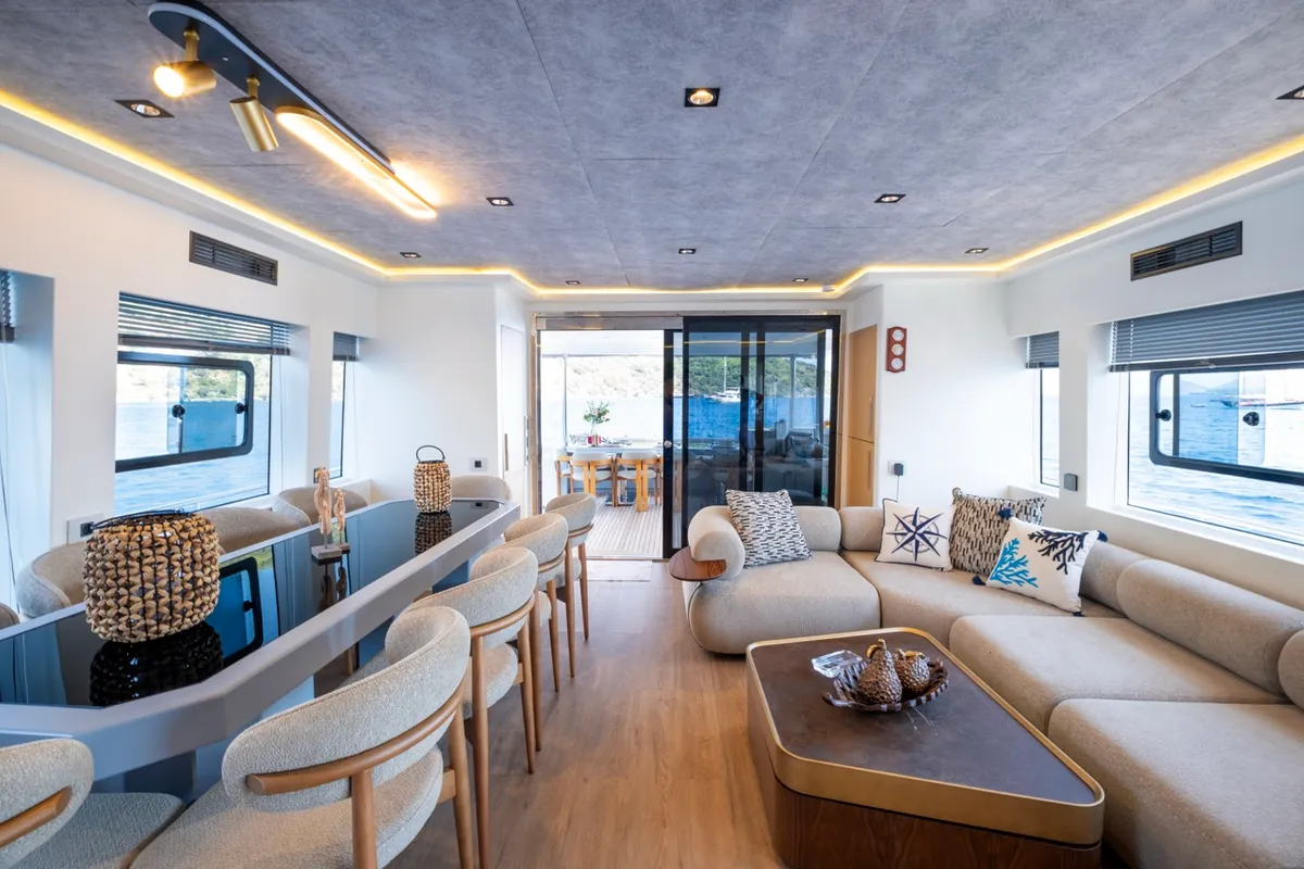 Özde 2, a Custom Made PLT 85 Trawler motor yacht at Fethiye, Turkey