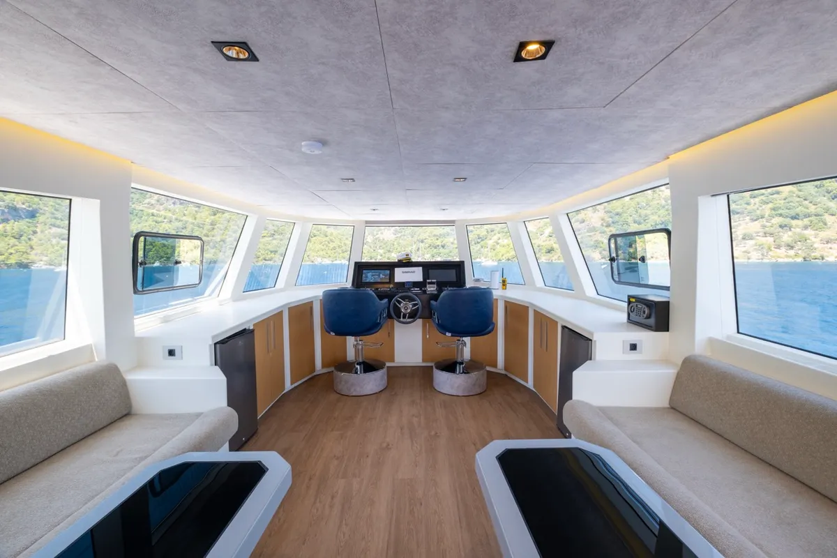 Özde 2, a Custom Made PLT 85 Trawler motor yacht at Fethiye, Turkey