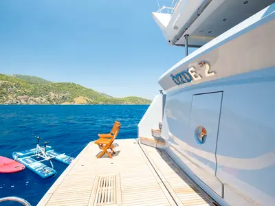 Özde 2, a Custom Made PLT 85 Trawler motor yacht at Fethiye, Turkey