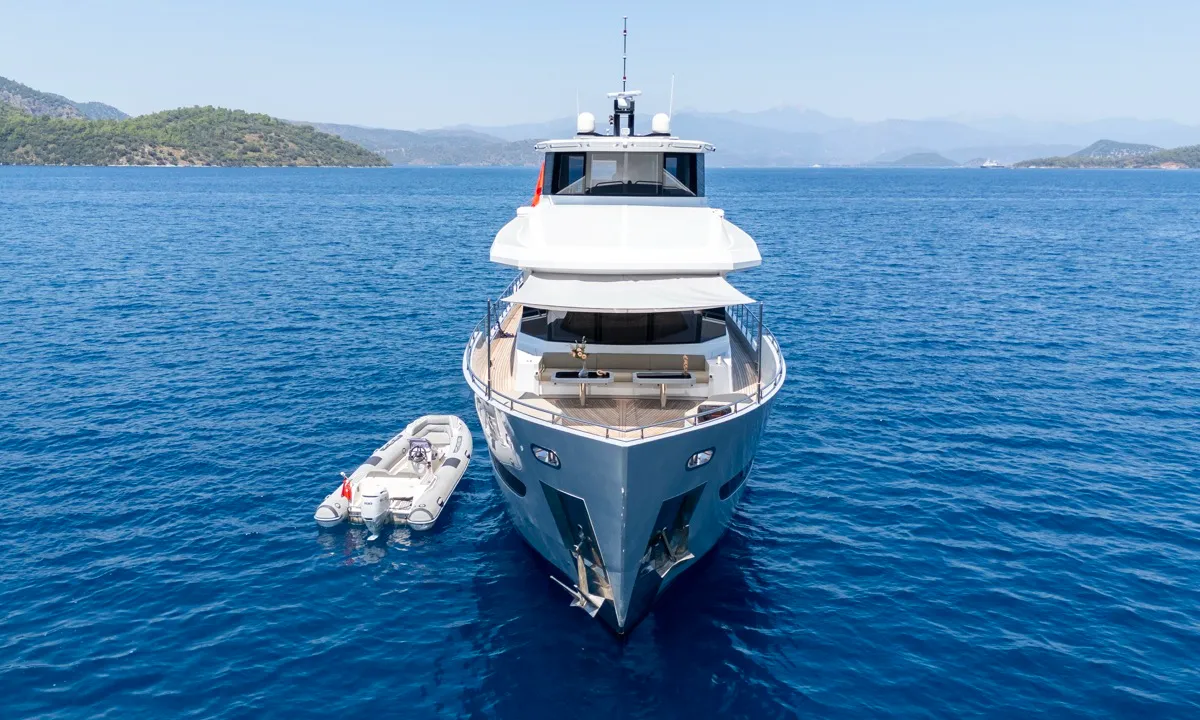 Özde 2, a Custom Made PLT 85 Trawler motor yacht at Fethiye, Turkey