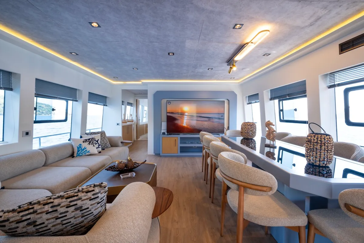 Özde 2, a Custom Made PLT 85 Trawler motor yacht at Fethiye, Turkey