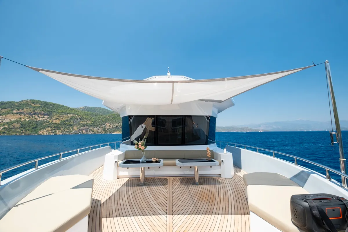 Özde 2, a Custom Made PLT 85 Trawler motor yacht at Fethiye, Turkey