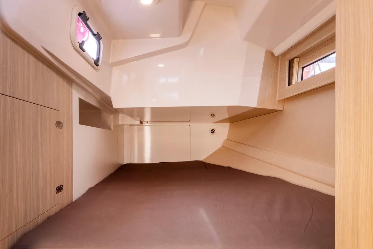 Cabin on Zatoka Kula, a Northman Maxus 34 sailboat at Sztynort, Poland