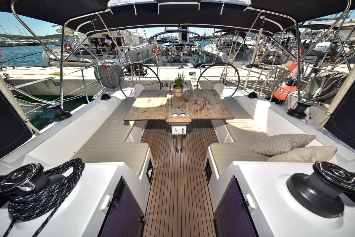 Bella, a Bavaria C42 sailboat at Općina Sukošan, Croatia