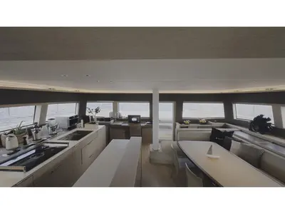 Galley of TriWing Endor, a Lagoon Sixty 5 catamaran at Grad Kaštela, Croatia