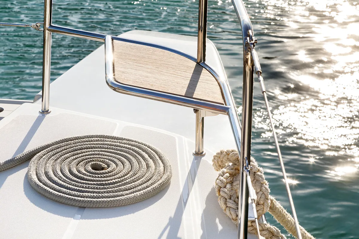 Emerald Gemini, a Lagoon 52 F OW catamaran at Grad Kaštela, Croatia