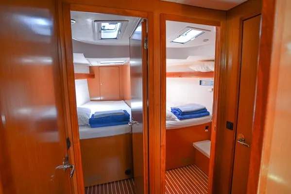 Cabin on Santa Maria, a Bavaria Cruiser 45 sailboat at Fethiye, Turkey