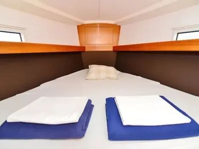 Cabin on Blue Tone, a Bavaria Cruiser 37 sailboat at Betina, Croatia
