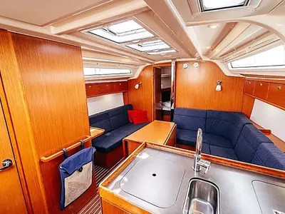 Galley of Blue Tone, a Bavaria Cruiser 37 sailboat at Betina, Croatia