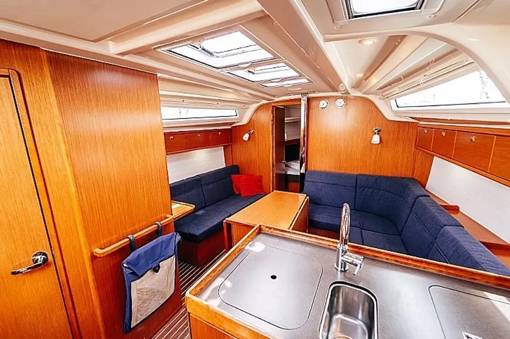 Galley of Blue Tone, a Bavaria Cruiser 37 sailboat at Betina, Croatia
