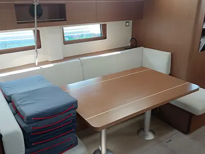 Salon of Alba, a Beneteau Oceanis 51.1 sailboat at Dubrovnik, Croatia
