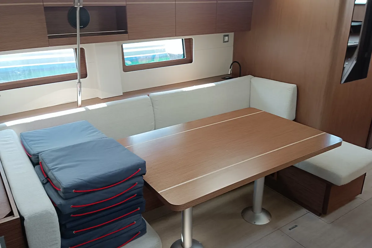 Salon of Alba, a Beneteau Oceanis 51.1 sailboat at Dubrovnik, Croatia