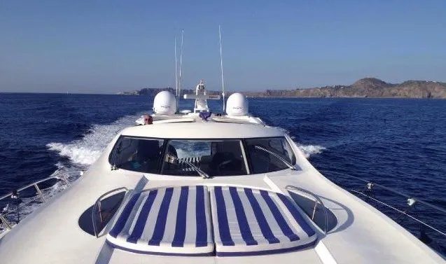 Anita II, a Sunseeker Predator 75 motor yacht at Augusta, Italy