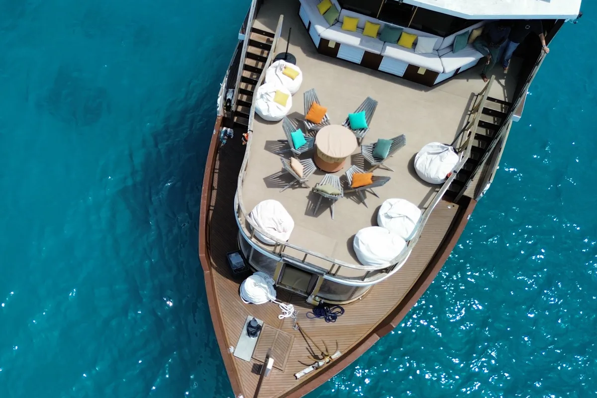 Exterior view of Gulet Motoryacht, a motor yacht at Malé, Maldives