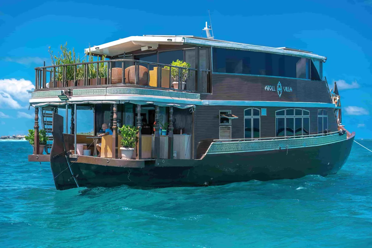 Exterior view of Gulet Motoryacht, a motor yacht at Malé, Maldives