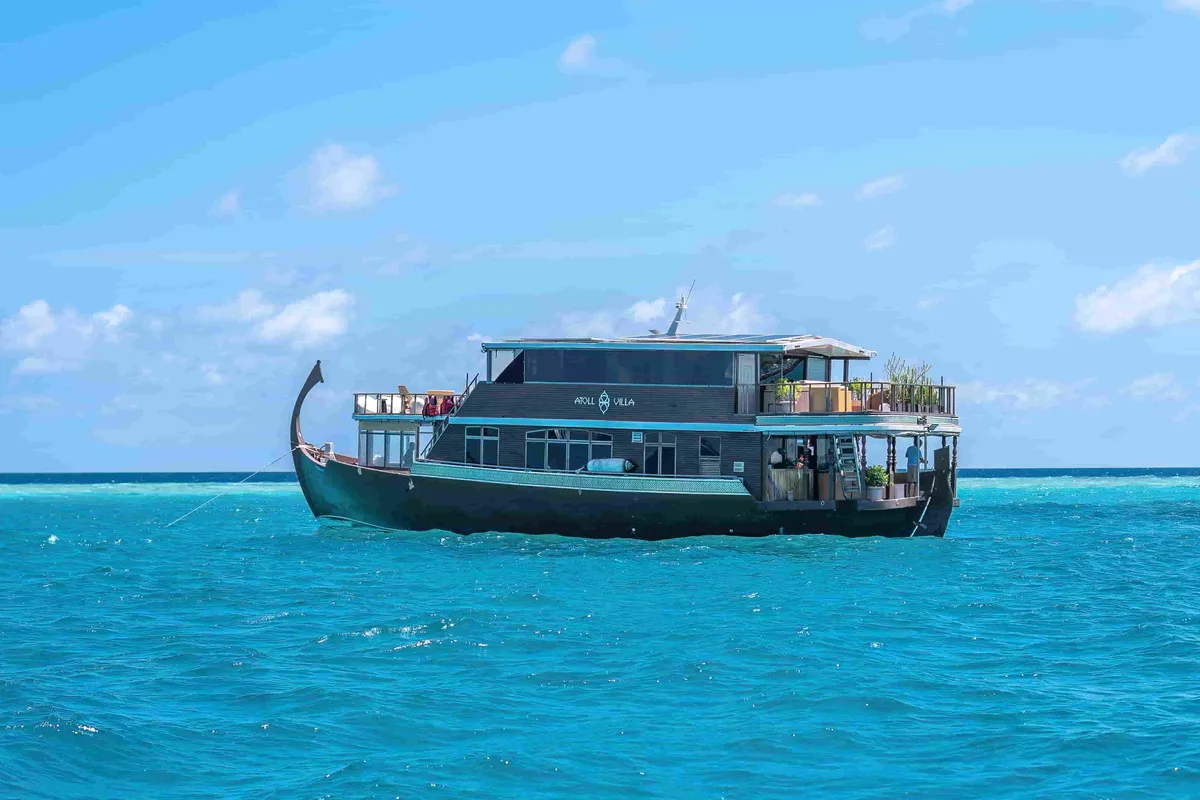 Exterior view of Gulet Motoryacht, a motor yacht at Malé, Maldives
