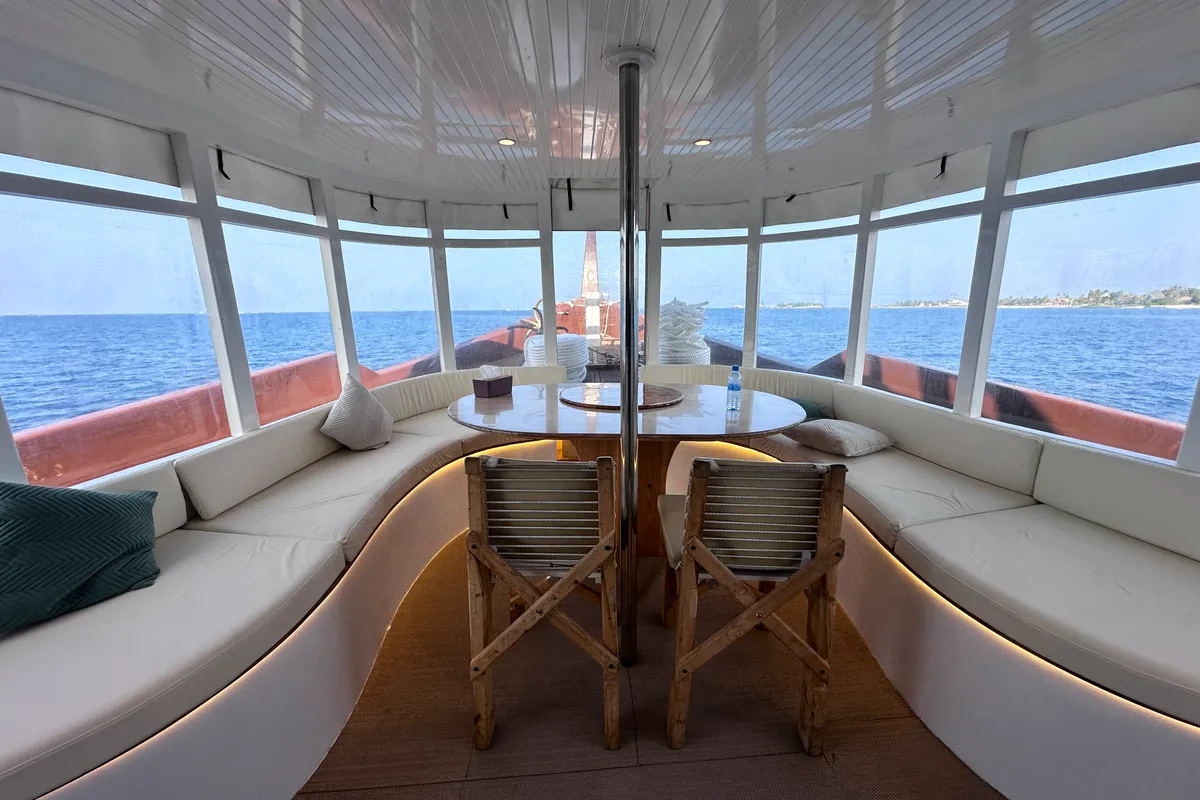 Salon of Gulet Motoryacht, a motor yacht at Malé, Maldives