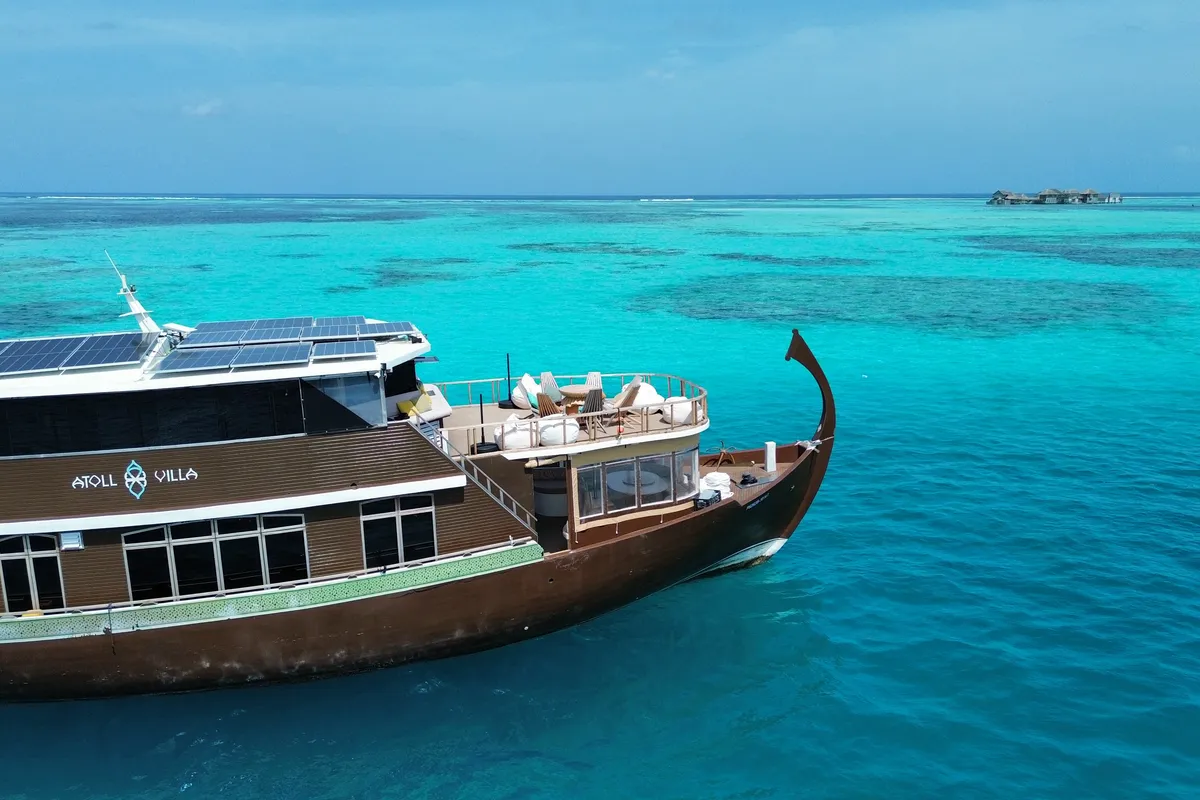 Exterior view of Gulet Motoryacht, a motor yacht at Malé, Maldives