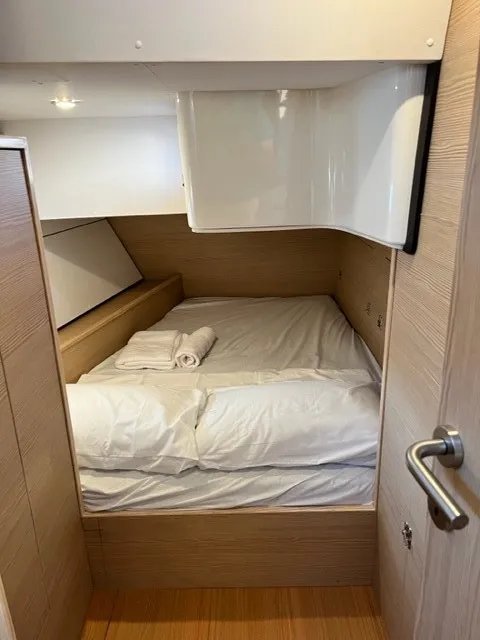 Cabin on Sofia Blu, a D&D Kufner 54 Exclusive sailboat at Salerno, Italy