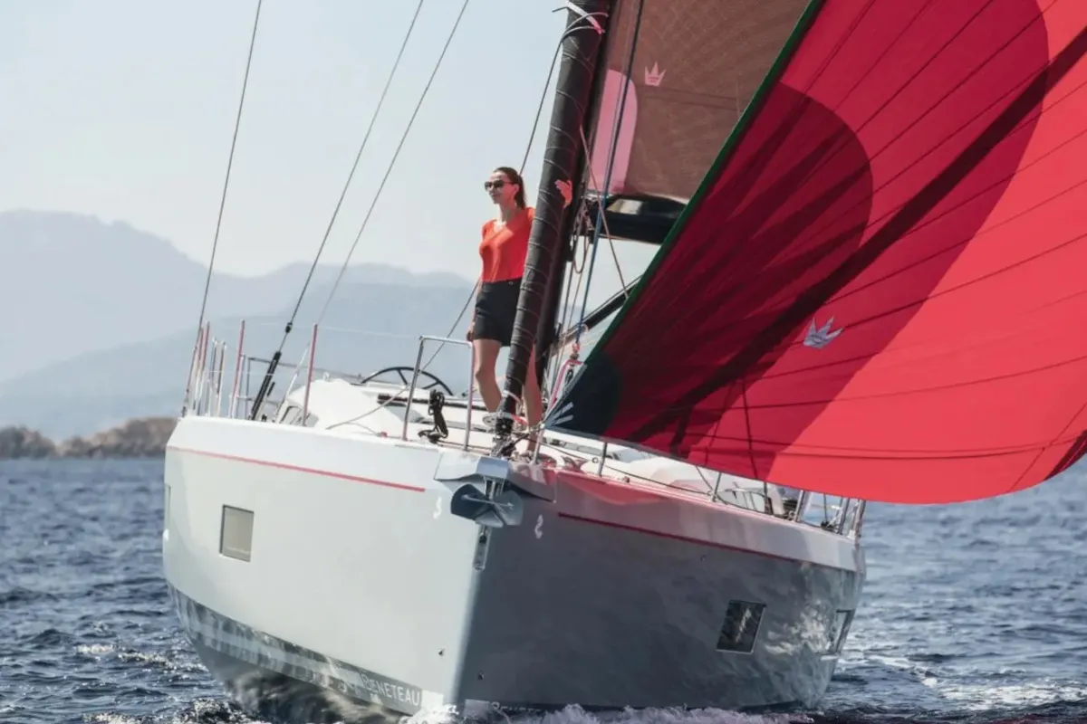 Exterior view of Adriatic Sense 1, a Beneteau Oceanis 51.1 sailboat at Primošten, Croatia