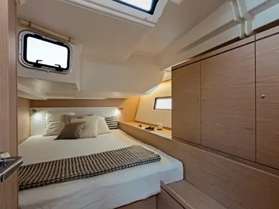 Cabin on Adriatic Sense 1, a Beneteau Oceanis 51.1 sailboat at Primošten, Croatia