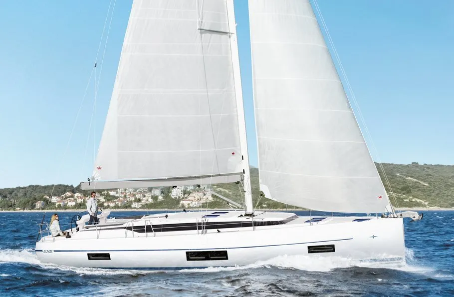 Galley of Alma Libre VIII (NEW 2022), a Bavaria C45 sailboat at Municipal Unit of Lefkada, Greece