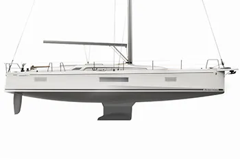 Exterior view of Mighty M, a Beneteau Oceanis 51.1 sailboat at Athens, Greece
