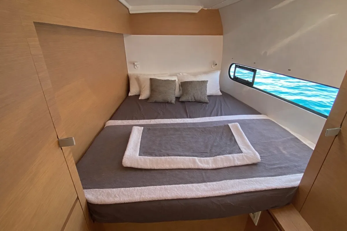 Cabin on Zèfiro, a Excess 11 catamaran at Nettuno, Italy
