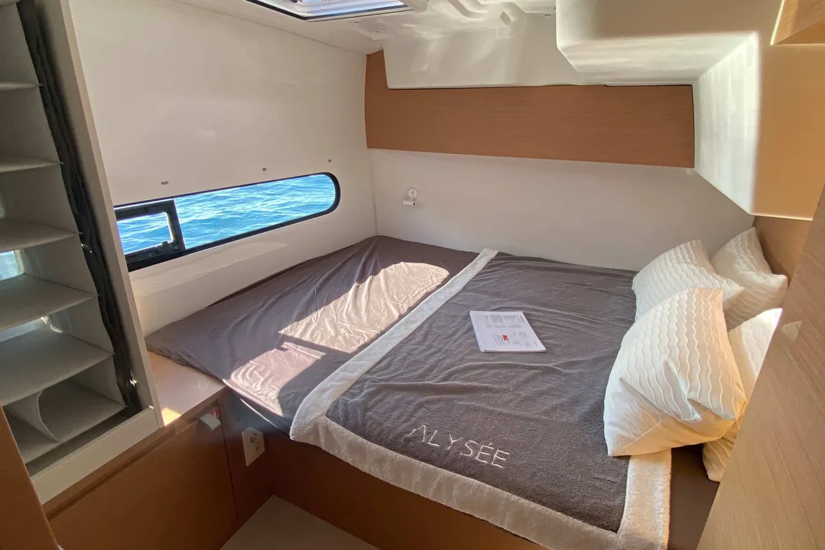 Cabin on Zèfiro, a Excess 11 catamaran at Nettuno, Italy