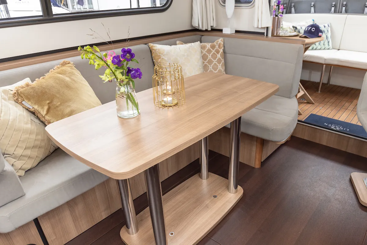 Dojo, a Linssen Grand Sturdy 30 motorboat at Molecaten Jachthaven Flevostrand, Netherlands