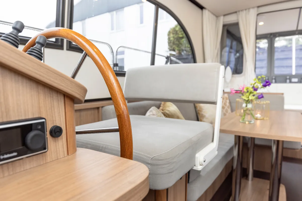 Dojo, a Linssen Grand Sturdy 30 motorboat at Molecaten Jachthaven Flevostrand, Netherlands