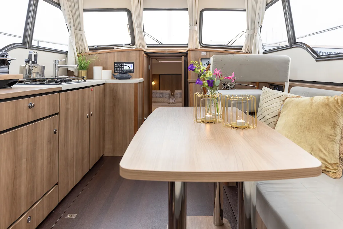 Dojo, a Linssen Grand Sturdy 30 motorboat at Molecaten Jachthaven Flevostrand, Netherlands