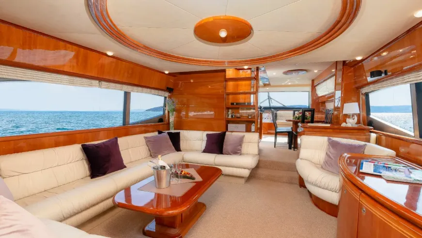 Angelica, a Ferretti Yachts 730 motor yacht at Riposto, Italy