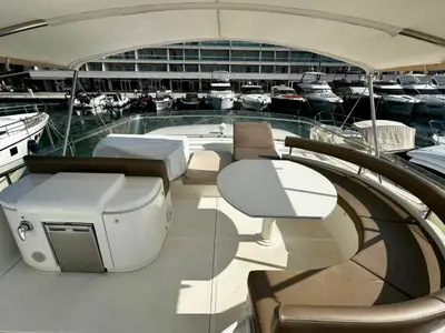 Angelica, a Ferretti Yachts 730 motor yacht at Riposto, Italy